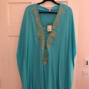 Lily Pulitzer Seaside Aqua Caftan